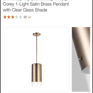 Pendant light for kitchen island